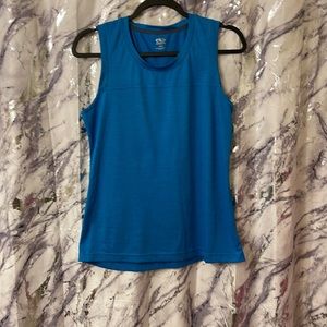 Athletic works blue or teal workout tank top